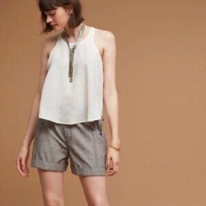 Anthropologie Hei Hei Linen blend Marnie Cargo Shorts size L